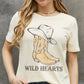 Simply Love Full Size WILD HEARTS Graphic Cotton Tee