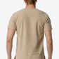 Buttoned Notched Neck Short Sleeve Tee