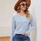 Round Neck Ribbed Top