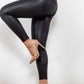 Full Size PU Leather Buttoned Leggings