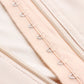 Full Size Zipper Detail Lace Trim Shapewear