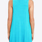 Full Size Round Neck Sleeveless Dress with Pockets