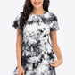 Tie-Dye T-Shirt and Shorts Lounge Set