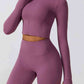 Zip-Up Long Sleeve Sports Top