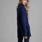 Exposed Seam Funnel Neck Tunic Sweater