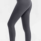 Wide Waistband Slim Fit Long Sports Pants