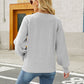 Mixed Knit Raglan Sleeve Sweater