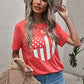 Stars and Stripes Graphic Tee Shirt