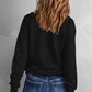 Quilted Half-Zip Sweatshirt with Pocket