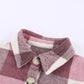 Plaid Brushed Button-Up Shacket