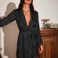 Belted Long Sleeve Robe