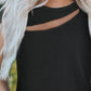 Round Neck Cutout Top