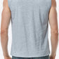 Buttoned Notched Neck Tank