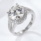 5 Carat  Moissanite Split Shank Ring