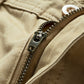 Belted Button and Zip Closure Shorts