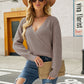 Long Sleeve Rib-Knit Sweater