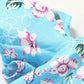 Girls Floral Cold-Shoulder Flutter Sleeve Dress