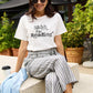 Simply Love Full Size SHHH I'M READING Short Sleeve T-Shirt
