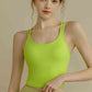 Spaghetti Strap Scoop Neck Sports Bra