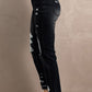 Straight Leg Distressed High Waist Jeans