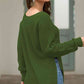 Round Neck Ribbed Knit Top