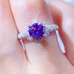1 Carat Moissanite 925 Sterling Silver Ring