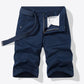 Belted Shorts with Pockets