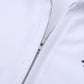 Floral Zip Short Sleeve Polo Shirt