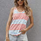 Stars and Stripes Round Neck Tank