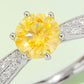 1 Carat Moissanite 925 Sterling Silver Side Stone Ring