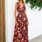 Surplice Neck Sleeveless Maxi Dress