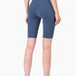 Breathable High-Rise Wide Waistband Biker Shorts