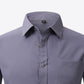 Button-Up Long Sleeve Pocket Collared Shirt