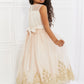 Kid's Dream Let's Dance Formal Tutu Dress in Light Apricot