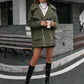 Zip-Up Collared Teddy Jacket
