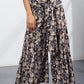 Printed Tie-Front Culottes