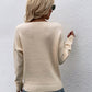 Floral Embroidery V-Neck Sweater