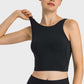 Feel Like Skin Highly Stretchy Cropped Sports Tank