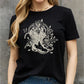Simply Love Full Size Cowboy Boots Flower Graphic Cotton Tee