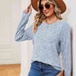 Heathered Round Neck Top