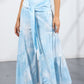 Printed Tie-Front Culottes