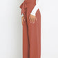 Tie Front Paperbag Wide Leg Pants