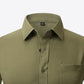 Button-Up Long Sleeve Pocket Collared Shirt
