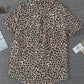 Printed Short Sleeve Button Down Shirt