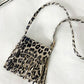 PU Leather Crossbody Bag with Fringe