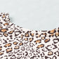 Leopard V-Neck Short Sleeve Tee Shirt