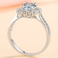 Can't Stop Your Shine 925 Sterling Silver Moissanite Ring