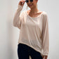 Boat Neck High-Low Top