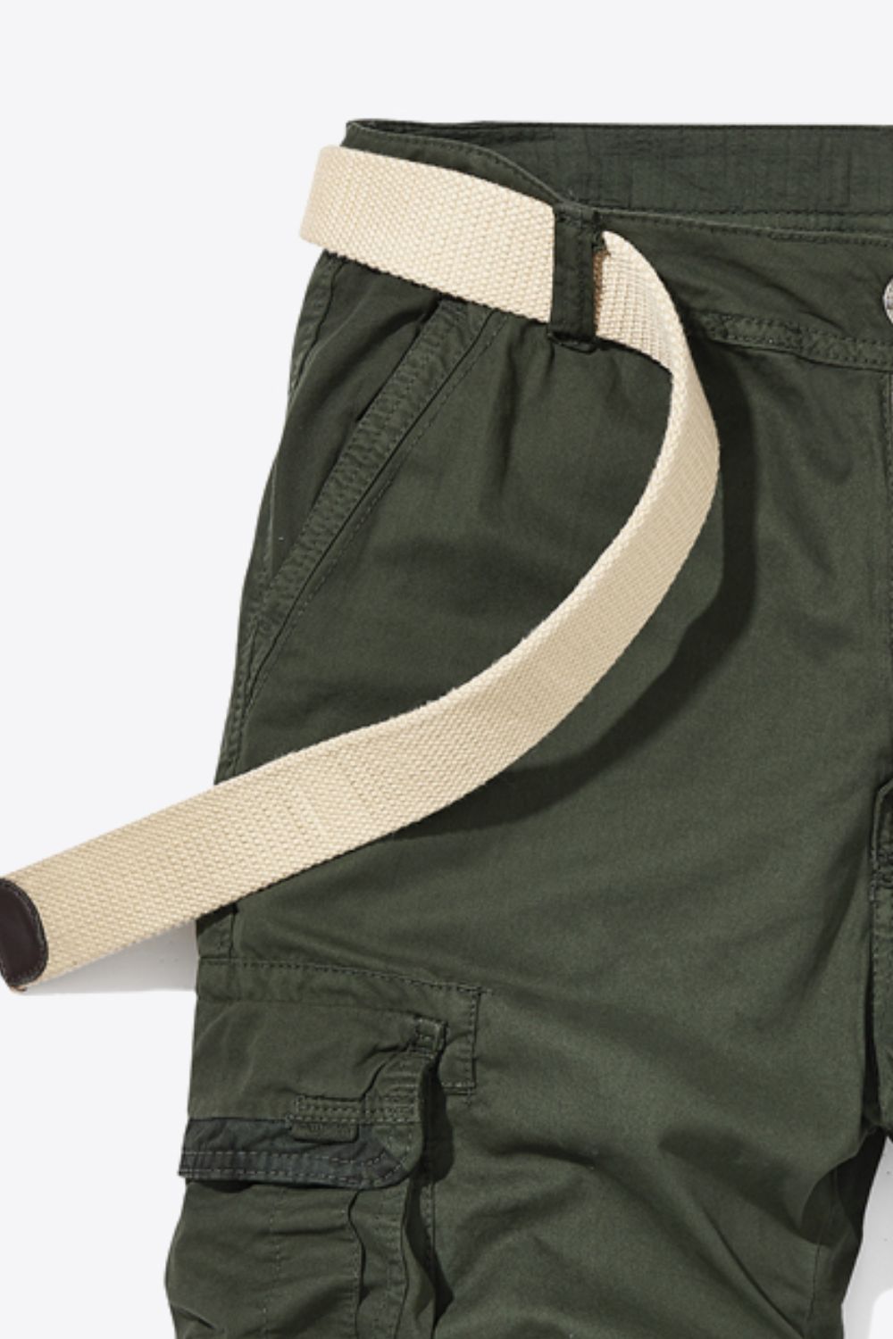 Belted Cargo Shorts