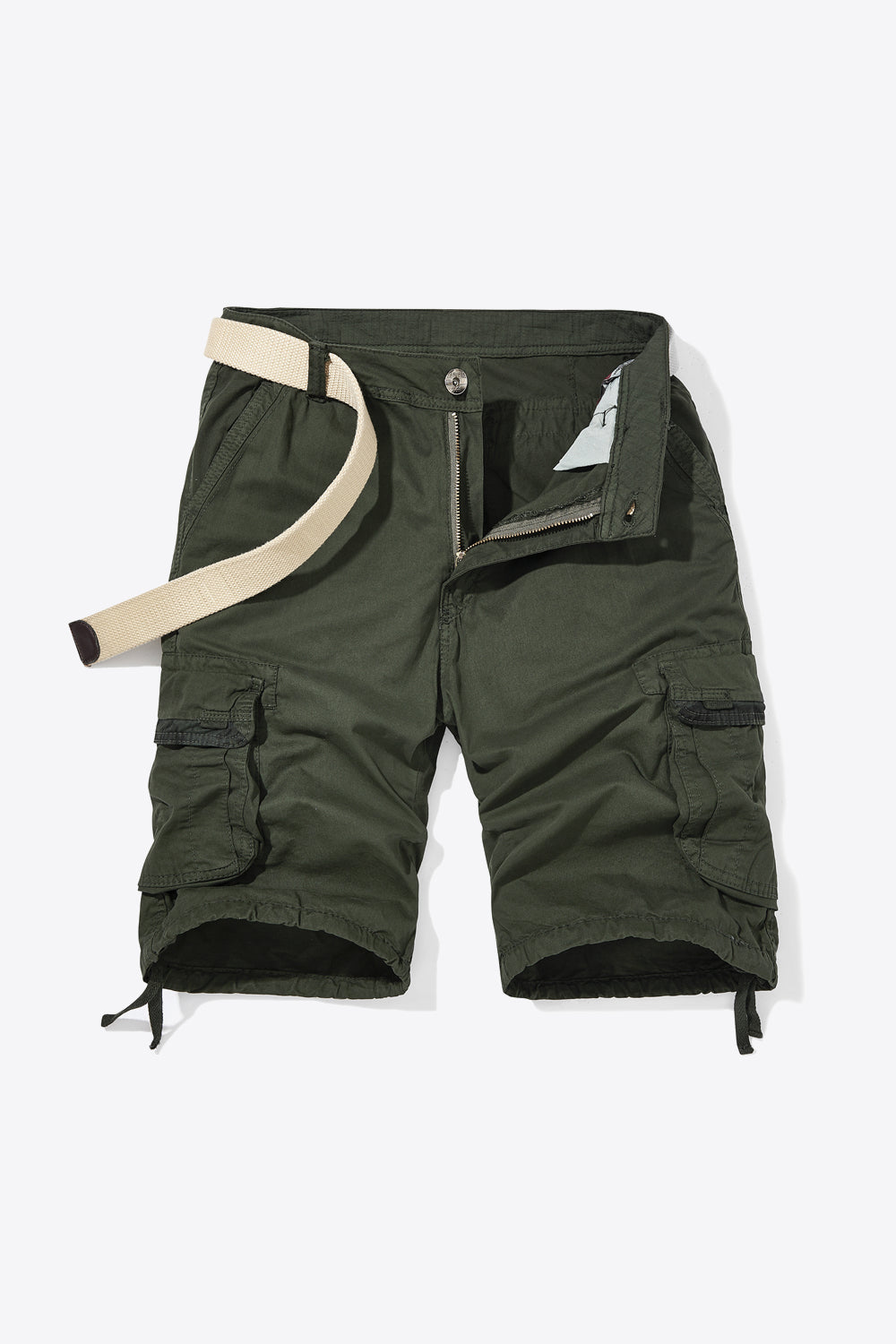 Belted Cargo Shorts